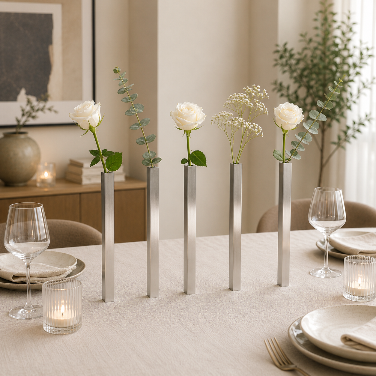 Amablossom™ Nordic Minimalist Vase Collection | Modern Home Decor Set