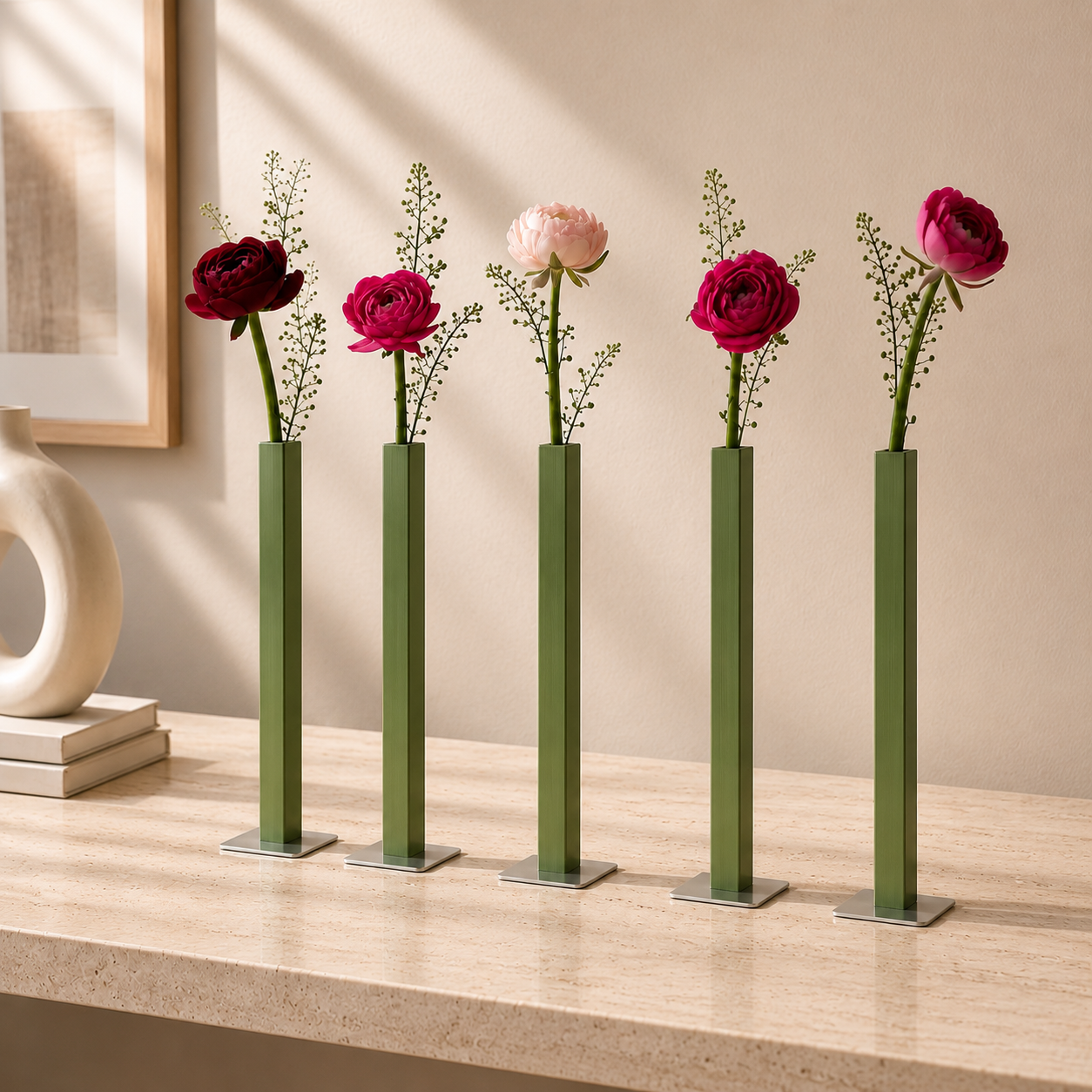 Amablossom™ Nordic Minimalist Vase Collection | Modern Home Decor Set